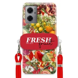 etui-do-xiaomi-redmi-10-5g-czerwona-smycz-crossbody-uchwyt-fresh-fruit