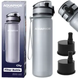 butelka-filtrujaca-bidon-aquaphor-city-500ml-szary-zestaw-filtr-2-szt