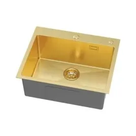 zlewozmywak-doris-stalowy-zloty-gold-55x45-zestaw-dozownik-ociekacz-brenor