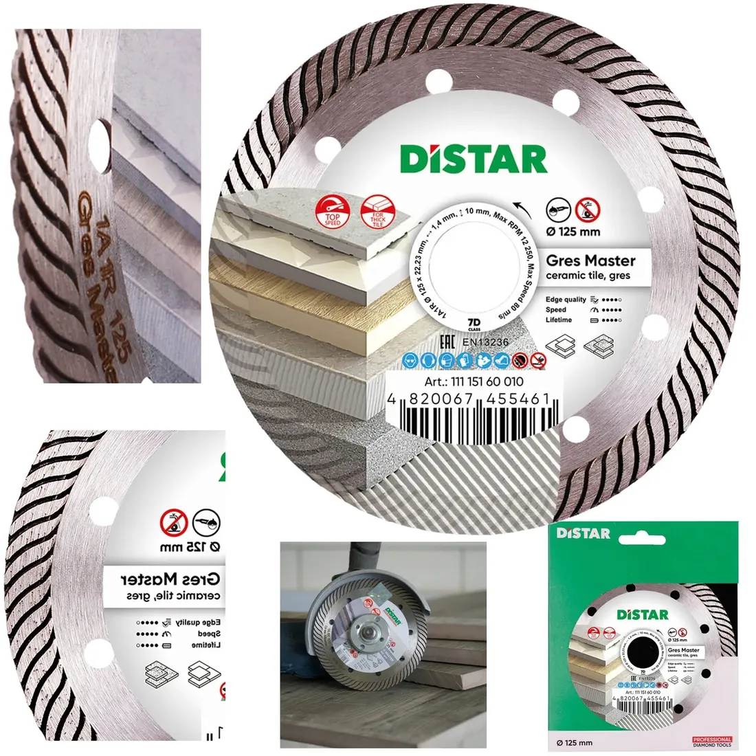 distar-tarcza-diamentowa-gres-master-125x22-23mm-stan-nowy