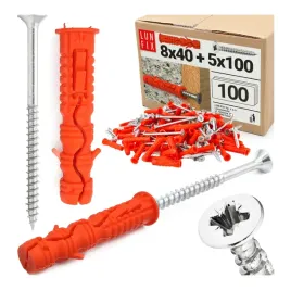 kolki-rozporowe-8x40mm-z-wkretem-stozkowym-5x100mm-zestaw-100szt