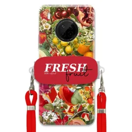 etui-do-huawei-y9a-czerwona-smycz-crossbody-uchwyt-fresh-fruit-owocowe