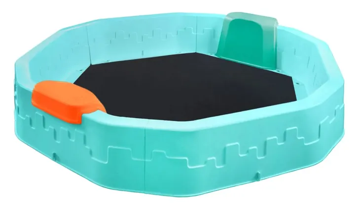 PIASKOWNICA PLASTIKOWA DOMELO Modułowa Standard 150x150x25 Niebieska