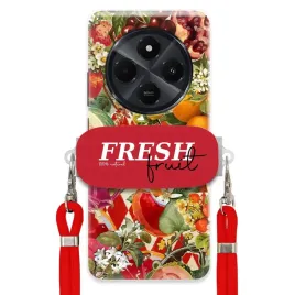 etui-do-xiaomi-redmi-14c-4g-czerwona-smycz-crossbody-uchwyt-fresh-fruit