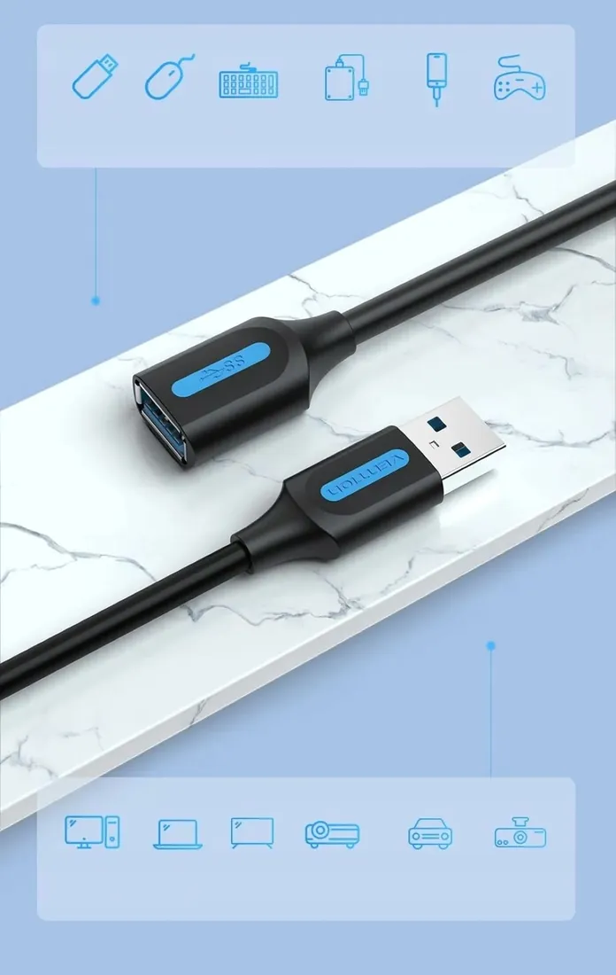 przedluzacz-usb-3-0-vention-2m