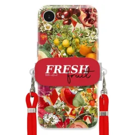 etui-do-iphone-16e-czerwona-smycz-crossbody-uchwyt-fresh-fruit-owocowe