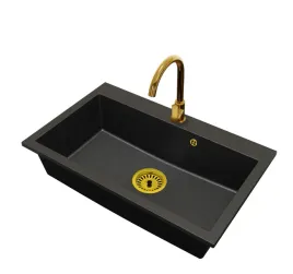 kuchenny-zlewozmywak-granitowy-jednokomorowy-elite-80-bateria-syfon-zloto