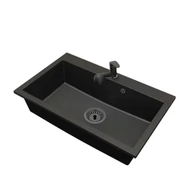 kuchenny-zlewozmywak-granitowy-jednokomorowy-elite-80-bateria-syfon-czarny