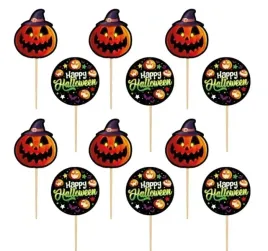 pikery-halloweenowe-12-szt-dynia-happy-halloween-dekoracja