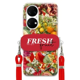 etui-do-huawei-p50-czerwona-smycz-crossbody-uchwyt-fresh-fruit-owocowe