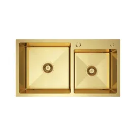 zlewozmywak-kuchenny-stalowy-78x45-zloty-syfon-zlew-dwukomorowy-brenor