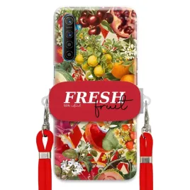 etui-do-realme-x2-czerwona-smycz-crossbody-uchwyt-fresh-fruit-owocowy-hit