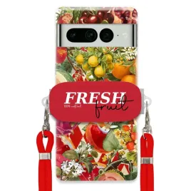 etui-do-google-pixel-7-pro-czerwona-smycz-crossbody-uchwyt-fresh-fruit