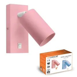 lampa-scienna-kinkiet-plafon-tuba-metal-spot-led-gu10-roz-z-wlacznikiem