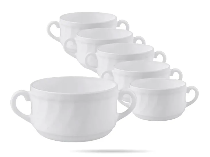 Bulionówka flaczarka salaterka 10 cm 300 ml zestaw 6 szt TRIANON LUMINARC