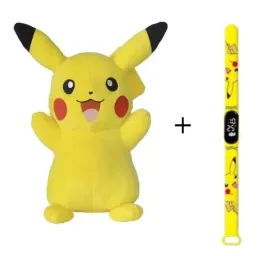 super-zestaw-pokemon-pikachu-maskotka-pluszak-duzy-35cm-zegarek-cyfrowy