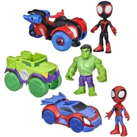 marvel-spidey-i-super-kumple-figurki-miles-morales-hulk-spidey-z-pojazdami