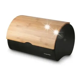 czarny-chlebak-na-pieczywo-metalowy-pojemnik-na-chleb-pokrywka-bambusowa