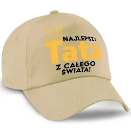 czapka-z-daszkiem-sand-piaskowa-prezent-taty-dzien-ojca-najlepsza-tata