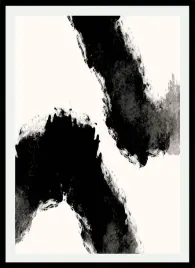 plakat-na-sciane-do-salonu-namalowane-ciemne-linie-modern-look-40x30-cm