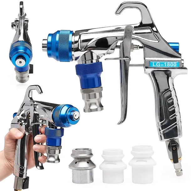 PISTOLET NATRYSKOWY DO AGREGATU TYNKARSKIEGO 60CM 400L/MIN ZESTAW 3x DYSZE