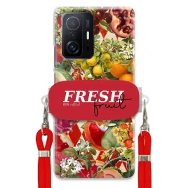 etui-do-xiaomi-11t-pro-czerwona-smycz-crossbody-uchwyt-fresh-fruit-owoce