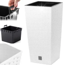 doniczka-donica-zewnetrzna-rattanowa-biala-z-wkladem-oslonka-wysoka-taras