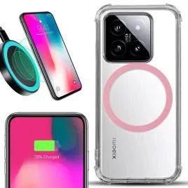 etui-do-xiaomi-14-pro-antishock-case-przezroczyste-styl-magsafe-rozowy-hit