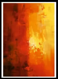plakat-na-sciane-do-salonu-ogniste-polaczenie-czerwien-i-pomarancz40x30-cm