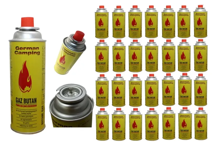 KARTUSZ NABÓJ Z GAZEM 400ml/227g GERMAN CAMPING x 24 sztuki kuchenka piec