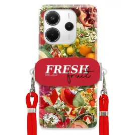 etui-do-xiaomi-redmi-note-14-4g-czerwona-smycz-uchwyt-fresh-fruit-mocne