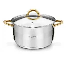 garnek-indukcja-stalowy-gaz-pokrywka-duzy-konighoffer-faro-gold-59-l-24cm