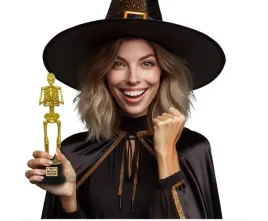 statuetka-najlepszy-kostium-na-halloween-zlota-zloty-szkielet-kosciotrup
