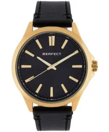 zegarek-meski-perfect-brano-stylowy-czarno-zloty-skorzany-na-prezent-box