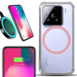 etui-do-xiaomi-15-antishock-case-przezroczyste-styl-magsafe-rozowy-ochronna