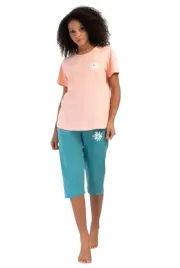 pizama-damska-bawelniana-krotki-rekaw-3-4-spodnie-vienetta-plus-size-r-4xl
