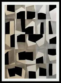 plakat-na-sciane-artystyczne-cegielki-geometryczne-ksztalty-40x30-cm