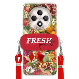 etui-do-oppo-reno-12-fs-czerwona-smycz-crossbody-uchwyt-fresh-fruit-owoce