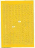 cyfry-samop-1cm-8-zolte-artdruk-stan-nowy