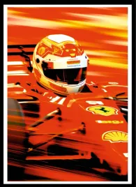 plakat-na-sciane-do-salonu-wyscig-czerwony-bolid-predkosc-formula-1-40x30cm