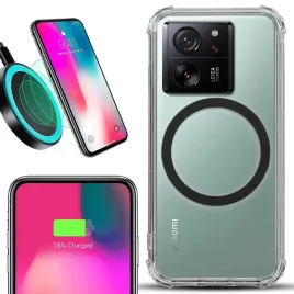 etui-do-xiaomi-13t-antishock-case-przezroczyste-magsafe-czarny-ochronna