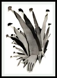 plakat-na-sciane-do-salonu-abstrakcyjna-roslina-modern-look-40x30-cm