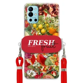 etui-do-oneplus-9r-czerwona-smycz-crossbody-uchwyt-fresh-fruit-owocowe