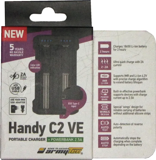 ladowarka-armytek-handy-c2-ve-napiecie-4-2-v