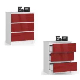 komoda-szafka-k60-3-szuflady-bialy-czerwony-polysk-akd