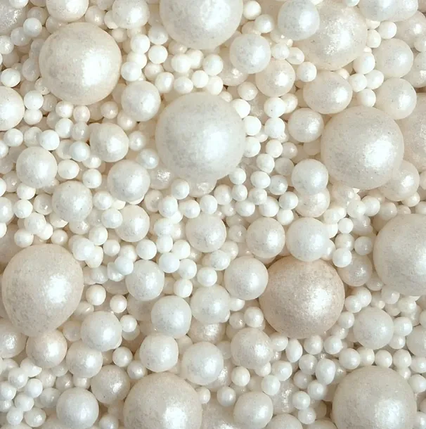 Posypka cukrowa MIX MIEKKICH PEREŁEK 90g – dekoracja tortu Słodki Stół