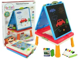 tablica-3w1-magnetyczno-kredowa-stolik-do-gier-niebieska