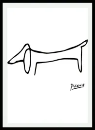plakat-na-sciane-do-salonu-rysunkowy-szkic-pieska-w-stylu-modern-40x30-cm