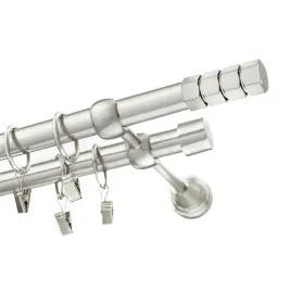 karnisz-podwojny-metalowy-19-19mm-srebrny-polysk-efekt-stali-200cm-komplet