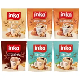 zestaw-inka-kawa-zbozowa-kokosowa-karmelowa-mleczna-czekoladowa-6x200g